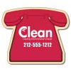4.25x3.6 Custom Telephone Shaped Indoor Magnets 40 Mil