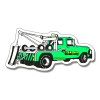 4.74x2.29 Promotional Tow Truck Shaped Indoor Magnets 40 Mil