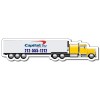 6.625x1.58 Customized Tractor Trailer Big Rig Semi Truck Shaped Indoor Magnets 40 Mil