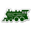 4x1.9 Personalized Train Engine / Locomotive Shaped Indoor Magnets 40 Mil