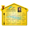 4.75x3.87 Customized House Shaped Indoor Magnets 40 Mil
