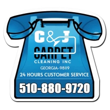2.74x2.53 Telephone Shaped Business Card Outdoor Magnets - 30 Mil