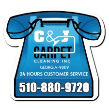 2.74x2.53 Telephone Shaped Business Card Outdoor Magnets - 40 Mil