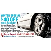24x12 Custom Car Advertising Magnets - Outdoor & Car Magnets 30 Mil Round Corners