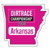 Custom Arkansas Shaped Magnets 20 Mil