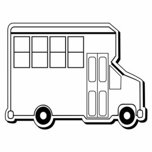 3x4 Custom Bus Shaped Magnets 20 Mil