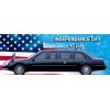 4.27x1.58 Custom Vehicle Shape Independence Day Magnets 20 Mil