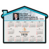6x4.75 Personalized House Shape Magnets 20 Mil