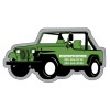 4.25x2.25 Promotional Logo Jeep Shaped Magnets - Outdoor & Car Magnets 30 Mil