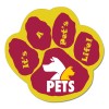 3.25x3.12 Custom Imprinted Paw Shaped Indoor Magnets 30 Mil