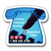 2.625x2.375 Custom Printed Small Telephone Shaped Magnets - Outdoor & Car Magnets 30 Mil