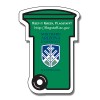 2.43x3.5 Customized Trash Can Shaped Indoor Magnets 30 Mil