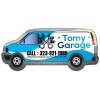 3.7644 x 1.667 Personalized Van Shaped Indoor Magnets 30 Mil