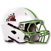 11.875x8.873 Custom Helmet Shaped Magnets 20 Mil
