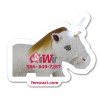 2.19x1.85 Custom Unicorn Shaped Magnets 20 Mil
