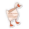 2.43x3.62 Custom Duck Shaped Magnets 20 Mil