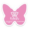 2.75x2.50 Custom Butterfly Shaped Magnets 20 Mil