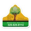 2.92x2.54 Custom Tree Shaped Magnets 20 Mil