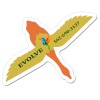 3.28x2.56 Custom Bird Shaped Magnets 20 Mil