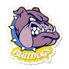 3.34x3.57 Custom Bull Dog Shaped Magnets 20 Mil