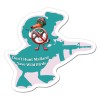 3.58x3.29 Custom Duck Shaped Magnets 20 Mil