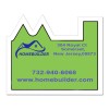 3x2.50 Custom House Shaped Magnets 20 Mil