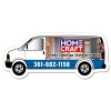 4.15x1.67 Custom Van Shaped Magnets 20 Mil