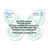 4.25x5.50 Custom Buttlerfly Shaped Magnets 20 Mil