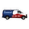 4.44x2.02 Custom Van Shaped Magnets 20 Mil