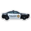 4.47x1.73 Custom Police Car Shaped Magnets 20 Mil