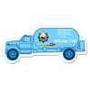 4.63x2.05 Custom Gas Tanker Shaped Magnets 20 Mil