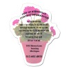 4.70x5.77 Custom Flower Pot Shaped Magnets 20 Mil
