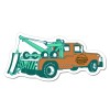 4.75x2.25 Custom Tow Truck Shaped Magnets 20 Mil