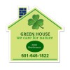 4.88x4.78 Custom House Shaped Magnets 20 Mil