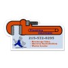 4.96x2.74 Custom Wrench Shaped Magnets 20 Mil