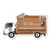 4.96x2.95 Custom Truck Shaped Magnets 20 Mil