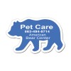 4.98x3.07 Custom Bear Shaped Magnets 20 Mil