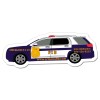 4x1.51 Custom Police Car Shaped Magnets 20 Mil