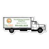 5.67x2.32 Custom Truck Shaped Magnets 20 Mil