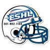 6.35x5.32 Custom Helmet Shaped Magnets 20 Mil