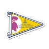 6x4 Custom Pennant Shaped Magnets 20 Mil