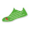 7.89x4.55 Custom Shoe Shaped Magnets 20 Mil