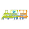 8.72x3.16 Custom Train Shaped Magnets 20 Mil