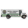 1.37x3.68 Custom Printed Bus Shaped Magnets 20 Mil
