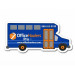 2.5x5.5 Custom Printed Bus Shaped Magnets 20 Mil