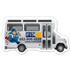 2.68x4.93 Custom Bus Shaped Magnets 20 Mil