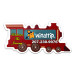 4.1748 x 1.995 Custom Train Shaped Magnets 20 Mil 