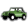 4.25x2.25 Custom Jeep Shape Magnets 20 Mil