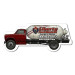 4.09 x 1.66 Custom Oil Truck Shape Magnets 20 Mil