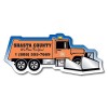 3.75x1.62 Custom Snow Plow Truck Shape Magnets 20 Mil